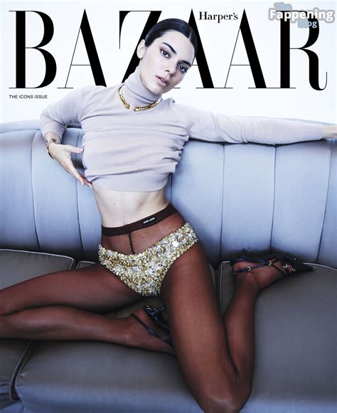 Kendall Jenner Nude Sexy Harpers Bazaar Icons Photos Video