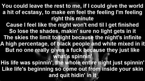 Eminem Lose Yourself Demo Original Version Lyrics On Screen Full