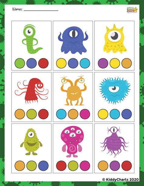 Germ Activity For Kids Free Worksheets