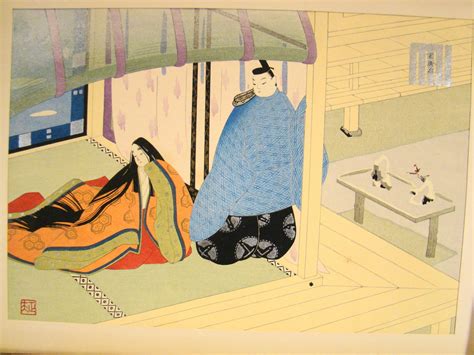 Genji Monogatari Volumes 1 28 With 28 Color Woodblock Prints C 1900