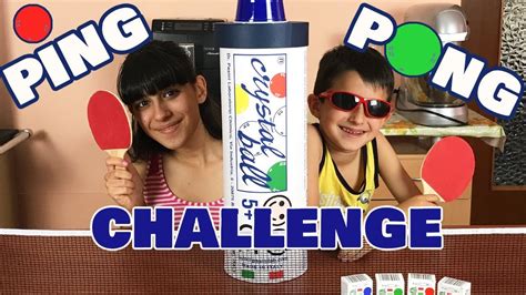 Ping Pong Challenge Con Crystal Ball Youtube