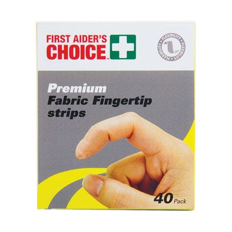 Fingertip Fabric Strips Pk 40