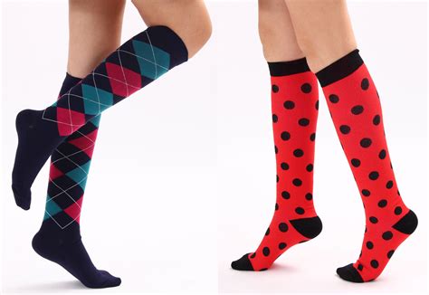Fashion Compression Socks 20 30 Mmhg Graduated Knee High Support Stock Best Compression Socks Sale