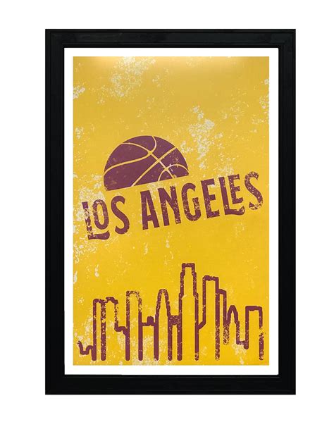 Vintage Los Angeles Lakers Poster Art 13x19 Poster Prints Art