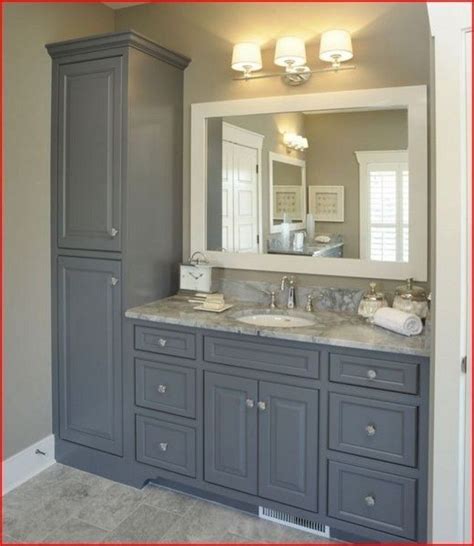 Find inspiration and ideas for your bathroom and bathroom the bathroom is associated with the weekday morning rush, but it doesn't have to be. 50+ Bathroom Vanity and Linen Cabinet Combo You'll Love in ...
