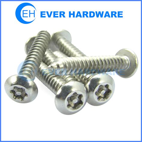 Industrial Screws And Bolts Stainless Steel Tamper Proof Tr Pan Head M3