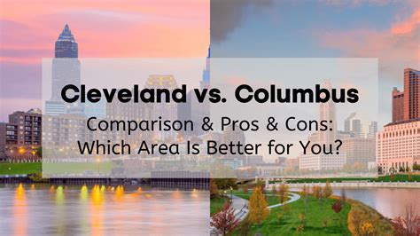 Living In Cleveland Vs Columbus 🤷 Cost Of Living In Columbus Vs