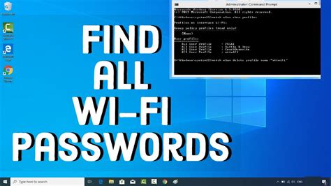 Cmd How To Find All Wi Fi Passwords With Only One Command On Windows
