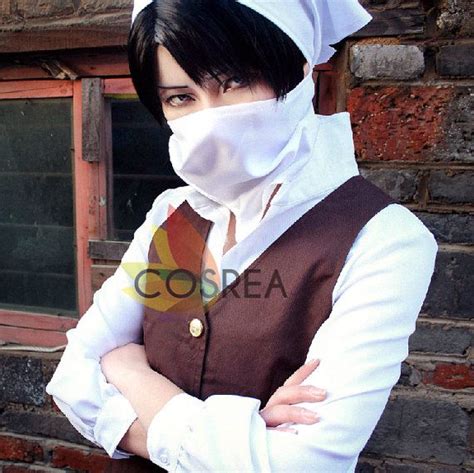 attack  titan levi cleaning costume set   shipping worldwide