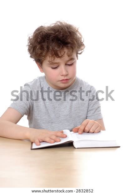 Young Boy Reading Book Stock Photo 2832852 Shutterstock