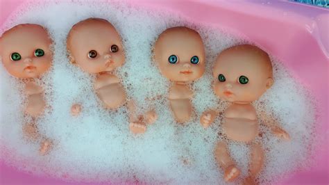 Baby Doll Bath Time Toys Play In Bubbles Bathroom How To Play Toys