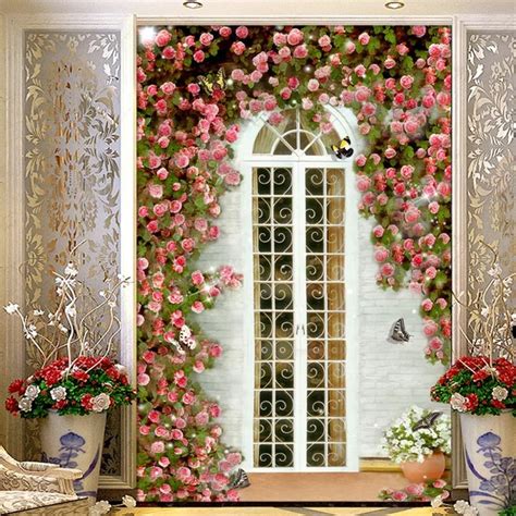 Custom 3d Wall Murals Wallpaper European Style Garden Rose Flower
