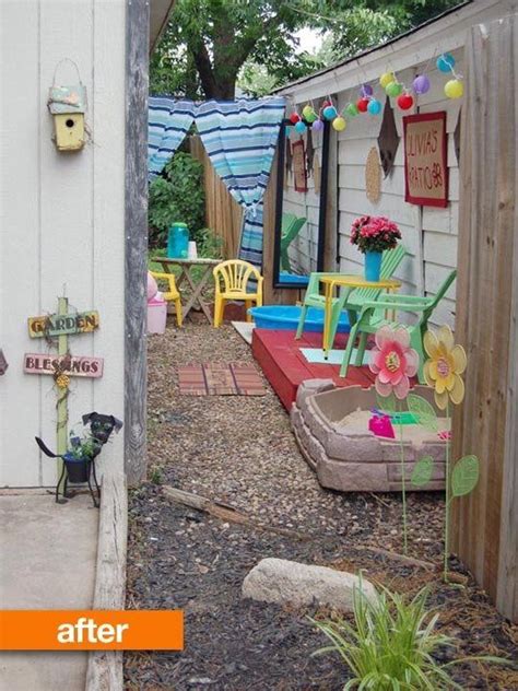 Before And After Olivias Kid Friendly Patio En 2019 Idées Jardin