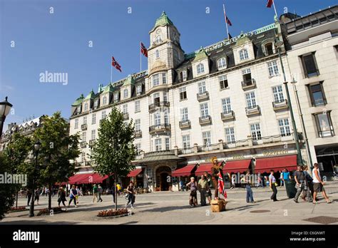 The Grand Hotel Oslo Norway Stock Photo Alamy