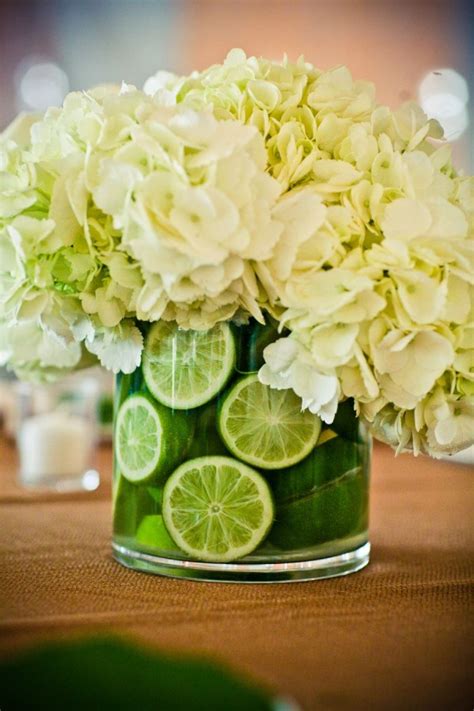 Lime Hydrangea Centerpiece Elizabeth Anne Designs The Wedding Blog