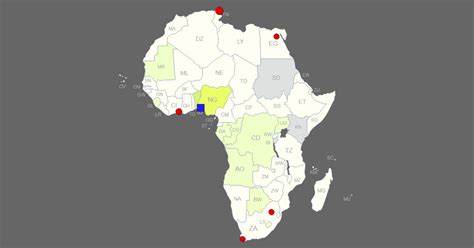 Interactive Map Of Africa Clickable Countriescities