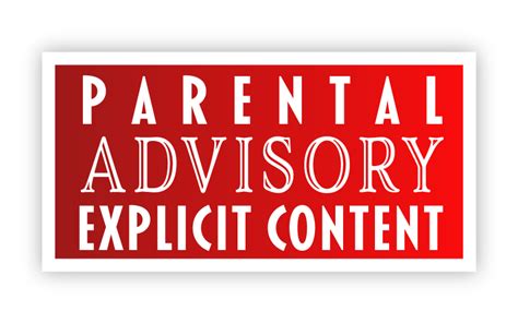 Parental Advisory Sticker PNG Free PNG in .PNG Format - TemplatePocket