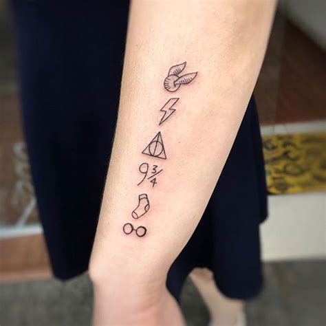 Harry Potter Inspired Tattoos Potter Harry Tattoos Tattoo Magical Cool