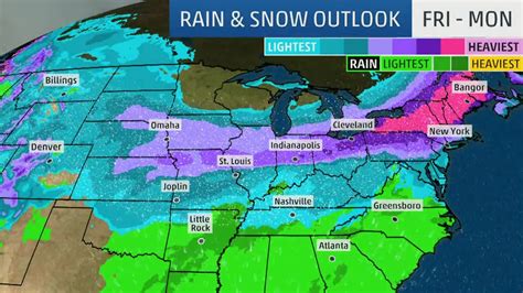 Late Week Snow Could Be Major From Plains To Northeast The Weather
