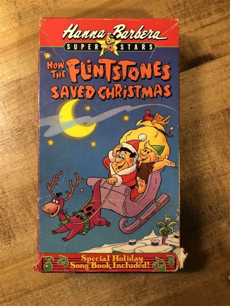 Mavin Rare How The Flintstones Saved Christmas Cartoon Vhs Video Tape