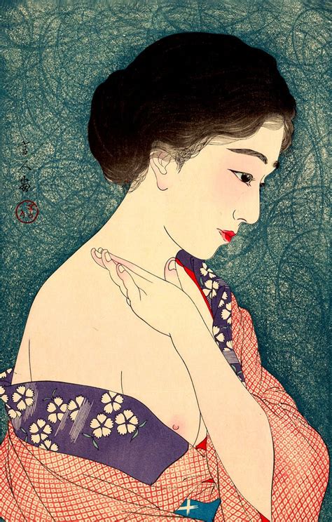 Japanese Art Japanese Erotic Woodblock Print Reproduction Etsy