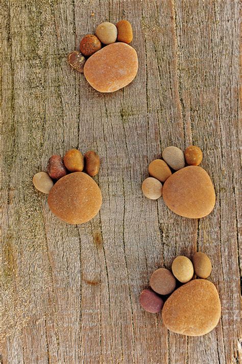 Cute Stone Footprints