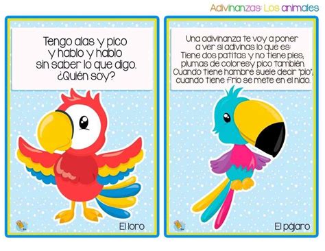 Divertidas Adivinanzas De Animales Imagenes Educativas Animal Riddles