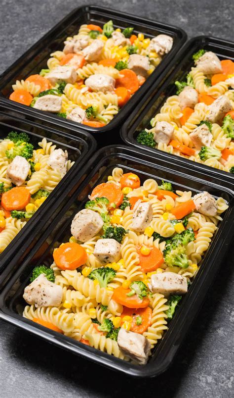 Please use this community to post your weekly meal prep, ask questions, provide recipes, and discuss all things related to meal prepping. Garlic Chicken & Veggies Pasta Meal Prep Recipe