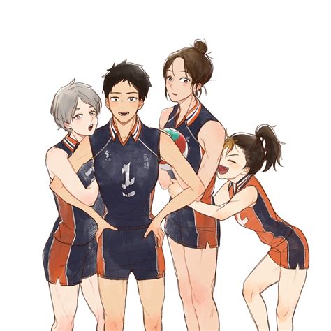 Haikyuu Karasuno Genderbend Haikyuu Genderbend Haikyuu Anime Images