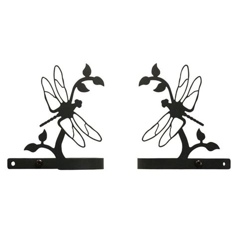 Wrought Iron Dragonfly Curtain Tie Back Set curtain accessories curtain holdbacks curtain tie ...