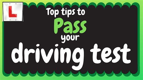 Top Tips To Pass Your Driving Test Youtube