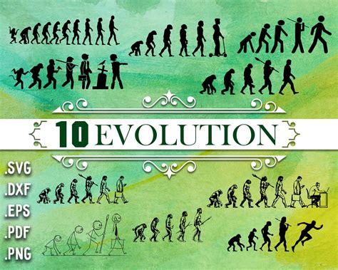 Evolution Svg Evolution Evolution Of Man Symbol Evolution Evolve