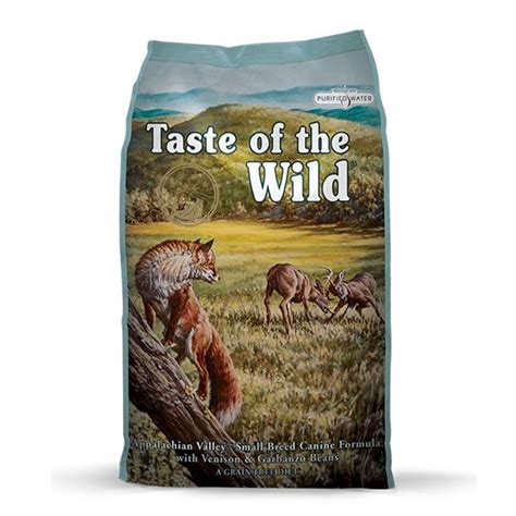 Taste of the wild grain free high protein real meat recipe appalachian valley premium dry dog food, 28 lb. Taste of the Wild Appalachian Valley Small Breed dog food ...