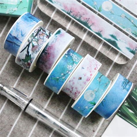 buy vintage chinese style washi tape cute 15mm 7m masking decorative tape hand
