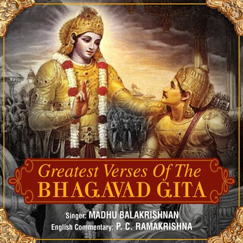 Greatest Verses Of The Bhagavad Gita Album By Madhu Balakrishnan