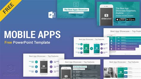 Mobile Apps Free Powerpoint Presentation Template Slidesalad