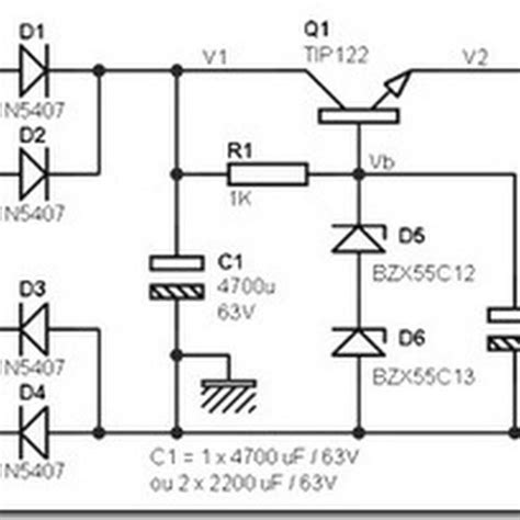 24 Volt Dc Power Supply Circuit Diagram Schematic Simple Schematic