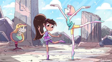 Pearl Teaches Princess Marco How To Dance By Cc Steven Universe