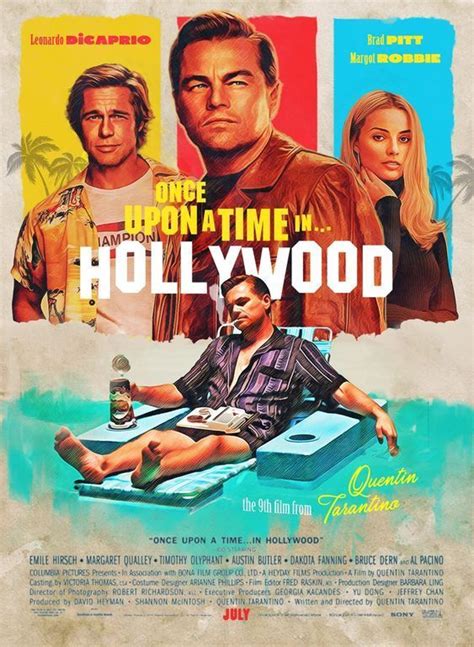 Once Upon A Time In Hollywood Hollywood Poster Old Movie Posters Hollywood