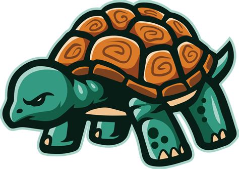 Cartoon Angry Turtle Mascot Design 20004511 Vector Art At Vecteezy