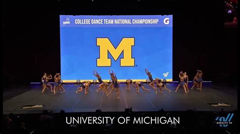 University Of Michigan Dance Team 2024 Jazz Uda College Nationals