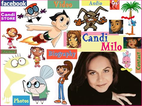 Candi Milo Official Site Voice Over Actress Old Cartoons Animation