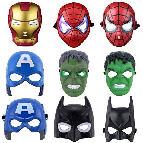The Avengers Mask Batman Mask Superhero Masks Lighted Kids Spiderman
