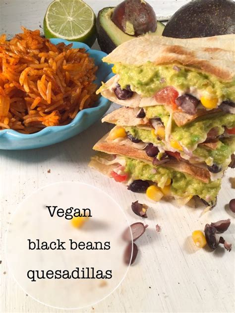 Vegan Black Beans Quesadillas Simply Vegelicious Easy Cooking