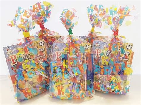 20 X Happy Birthday Unisex Pre Filled Party Bags With Favours And