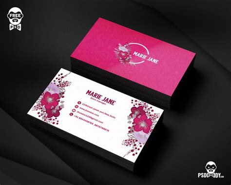 With floral business cards your information is in the palm of their hand. Florist Business Card | PsdDaddy.com