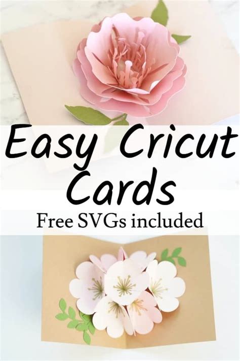 Free Cricut Card Designs Cricut Cards Cricut Birthday Cards