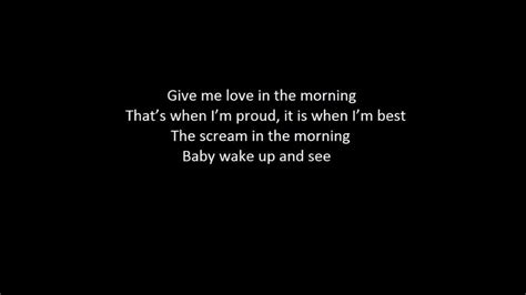 Alex C Love In The Morning My Sexos Lyrics Youtube