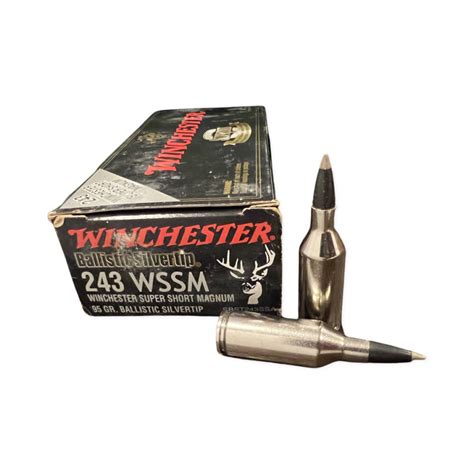 243 Wssm Winchester Ballistic Tip 95 Grain Silvertip 18 Round Box