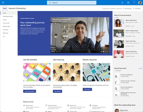 Use The Employee Onboarding Team Sharepoint Site Template 2022